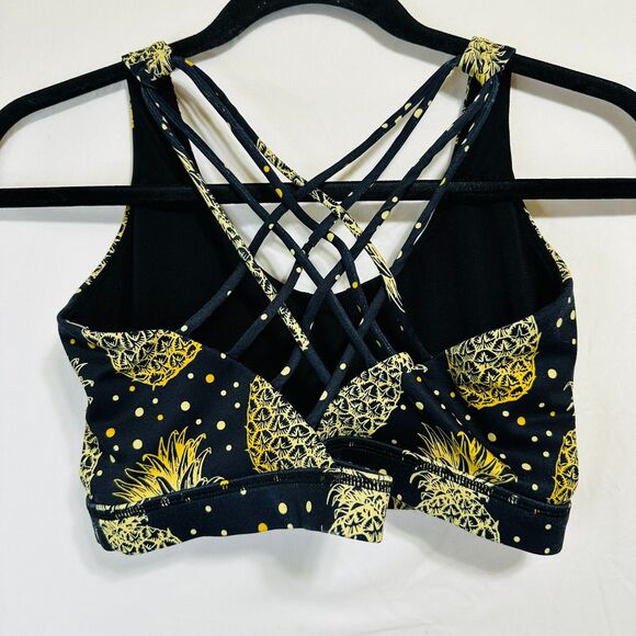 Constantly Varied Gear Sports Bra Cage Back Pineapple Design Size XS - Picture 2 of 2